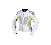 IXS Trigonis-Air, giacca tessile donna S female Grigio Chiaro/Grigio/Giallo Fluo