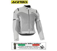 GIACCA MOTO DONNA LADY VENTILATA ESTIVA ACERBIS RAMSEY VENTED 2.0 GRIGIO CHIARO