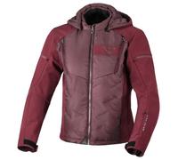 Macna Cocoon 2.0 Giacca tessile impermeabile per motociclette, Bordeaux, Taglia 2XL