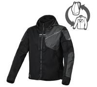Giacca Moto Donna Macna Distec Impermeabile Black Taglia:M