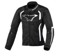 Giacca Moto Donna Macna Grisca Black / White Taglia:XS