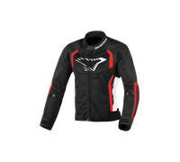 Giacca Moto Donna Macna Grisca Nero/RossoS Nero,Rosso