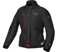 Macna Nivala, giacca tessile impermeabile donna S female Nero/Rosso