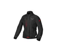 Macna Nivala, giacca tessile impermeabile donna M female Nero/Rosso