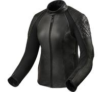 Giacca moto donna pelle Revit Luna Nero 36
