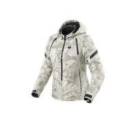 Revit Flare 3 H2O impermeabile Giacca tessile moto da donna, grigio, taglia 34 per donne