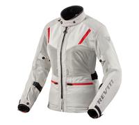 Giacca moto donna Revit Levante 2 H2O Argento 38