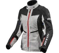 Giacca moto donna Revit Sand 4 H2O Ladies Argento 3 strati Nero 42