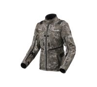 Revit Sand 4 H2O Camo, giacca tessile donna impermeabile 34 female Grigio/Marrone/Nero
