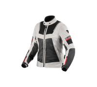 Revit Tornado 4 H2O impermeabile Giacca tessile moto da donna, nero-argento, taglia 36 per donne