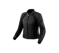 Revit Xena 4 Ladies Giacca in pelle da moto da donna, nero-grigio, taglia 38 per donne