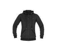 Richa Titan 2 Felpa con cappuccio e zip da moto da donna, nero, Taglia XL