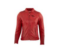 Rusty Stitches Amanda, giacca di pelle donna 38 female Rosso/Nero