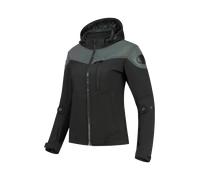 Rusty Stitches Ann Giacca tessile moto da donna, nero/shimmer, Taglia 40