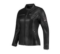 Rusty Stitches Joyce V2 Giacca in pelle da moto da donna, nero, taglia 38 per donne