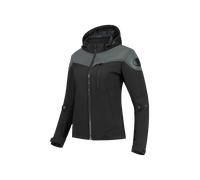 Rusty Stitches Super Ann Giacca tessile moto da donna, nero-blu-porpora, taglia 56 per donne