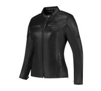 Rusty Stitches Super Joyce V2 Giacca in pelle da moto da donna, nero, taglia 56 per donne