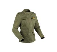 Segura Tabata Giacca tessile moto da donna, verde-marrone, taglia 42 per donne