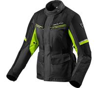 Giacca moto donna touring Revit Outback 3 Ladies 3 strati Nero Giallo Neon 36