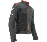 Giacca moto estiva Acerbis RAMSEY MY VENTED 2.0 CE Nero Rosso 3XL