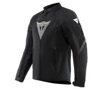 Dainese - Air Graphics Tex Jacket, Giacca Moto Estiva, Ventilata e Leggera, con Protettori Morbidi su Spalle e Gomiti, Man, Nero/Bianco Diamante, 54