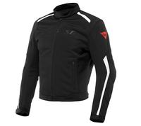 Dainese Hydraflux 2 Air D-Dry Jacket, Giacca Moto Estiva Con Fodera Impermeabile Removibile, Uomo, Nero/Bianco, 44
