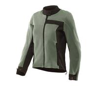 Motorcycle Jacket Mesh Fabric Woman Dainese Lisbona Air Iceberg Green/Black Taglia:50