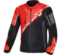 Macna Sigil Giacca tessile moto, nero-rosso, taglia 2XL per maschi
