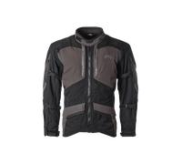 GMS Acamar WP impermeabile Giacca tessile moto, nero-grigio, taglia 4XL per maschi