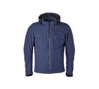 GMS Falcon Neo Giacca tessile da motocicletta impermeabile, Blu navy, Taglia M