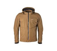 GMS Falcon Neo Giacca tessile da motocicletta impermeabile, verde-marrone, taglia L per maschi