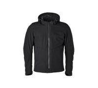 GMS Falcon Neo Giacca tessile da motocicletta impermeabile, nero, Taglia L