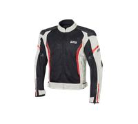 GMS-Moto Samu, giacca in tessuto 3XL male Beige/Nero/Rosso