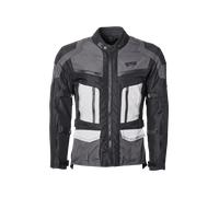 GMS-Moto Tigris, giacca tessile impermeabile 5XL male Nero/Grigio/Bianco