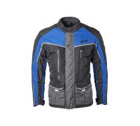 GMS-Moto Twister Neo, giacca tessile impermeabile L male Nero/Grigio/Blu
