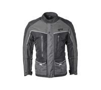 GMS Twister Neo impermeabile Moto Tessile Giacca, nero-grigio, taglia 8XL per maschi
