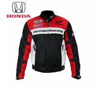 Giacca Moto Honda Primavera con Protezioni Rigide Incluse Motocross Sportivo