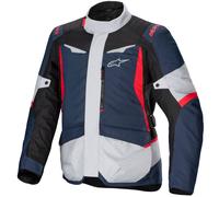 Giacca moto impermeabile Alpinestars ST-1 blu scuro-nero-rosso 4XL