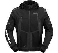 Giacca Moto Impermeabile Spidi Hoodie Warrior H2Out Nero L