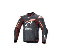 Alpinestars GP Plus R V4 Rideknit, giacca in pelle traforata 56 male Nero/Rosso Fluo/Bianco