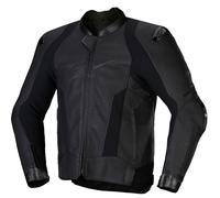 Giacca moto in pelle Alpinestars Missile 3 nero-nera 54
