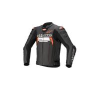 Giacca Moto in Pelle Alpinestars Missile V2 Ignition Nero/Rosso60 Nero,Rosso