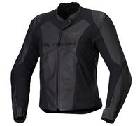Giacca Moto in Pelle da Donna Alpinestars Stella Faster 3 Nero-Nero 42