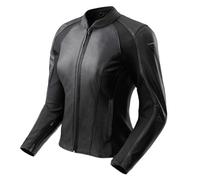 Giacca moto in pelle da donna Rebelhorn Siena nera L