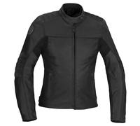 Giacca moto in pelle da donna SEVENTY DEGREES SD-JL3 nera S