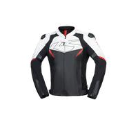 Giacca Moto in Pelle iXS Ace 1.0 Nero/Bianco/Rosso3XL Nero,Bianco,Rosso
