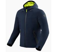 Giacca moto Invernale Impermeabile Revit Traffic Dark Blue H2O Jacket TAGLIA 3XL