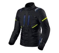 Giacca moto Invernale Laminata GoreTex Revit Vertical Black Blue Jacket TAGLIA L