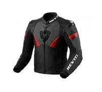 Giacca moto Invernale Pelle Revit Argon 2 Black Red Jacket TAGLIA 54