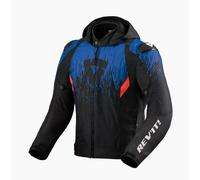 Giacca moto Invernale Revit Quantum 2 H2O Blu TG M Jacket sportiva sfoderabile
